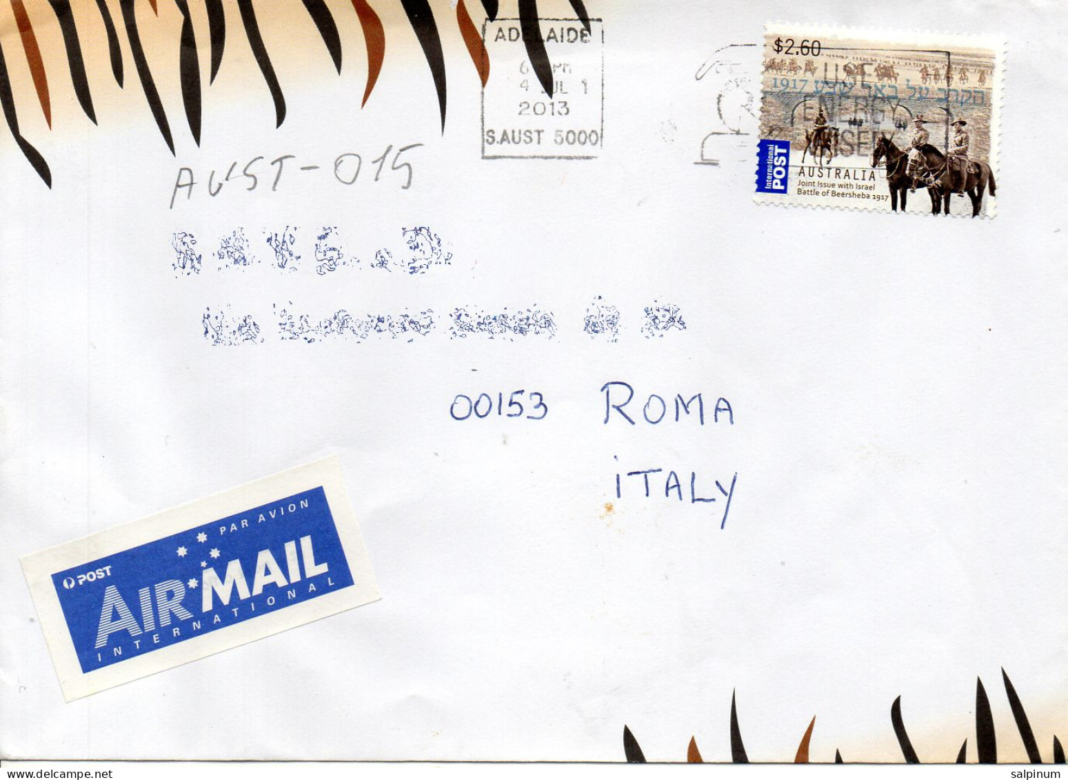 Philatelic Envelope With Stamps Sent From AUSTRALIA To ITALY - Lettres & Documents