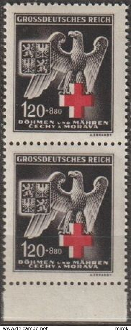 04/ Pof. 112, Border Pair - Neufs