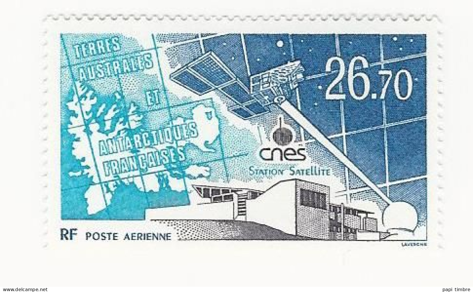 TAAF-1994 La Station Satellite Du CNES Aux Kerguelen - N° PA131 ** - Poste Aérienne