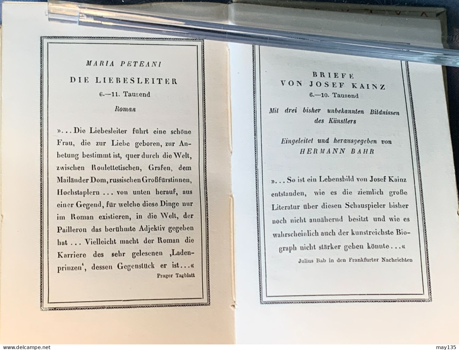 anno 1923 - Frauenzimmer Almanach auf  das Jahr 1923 - Wien / Rikola Verlag