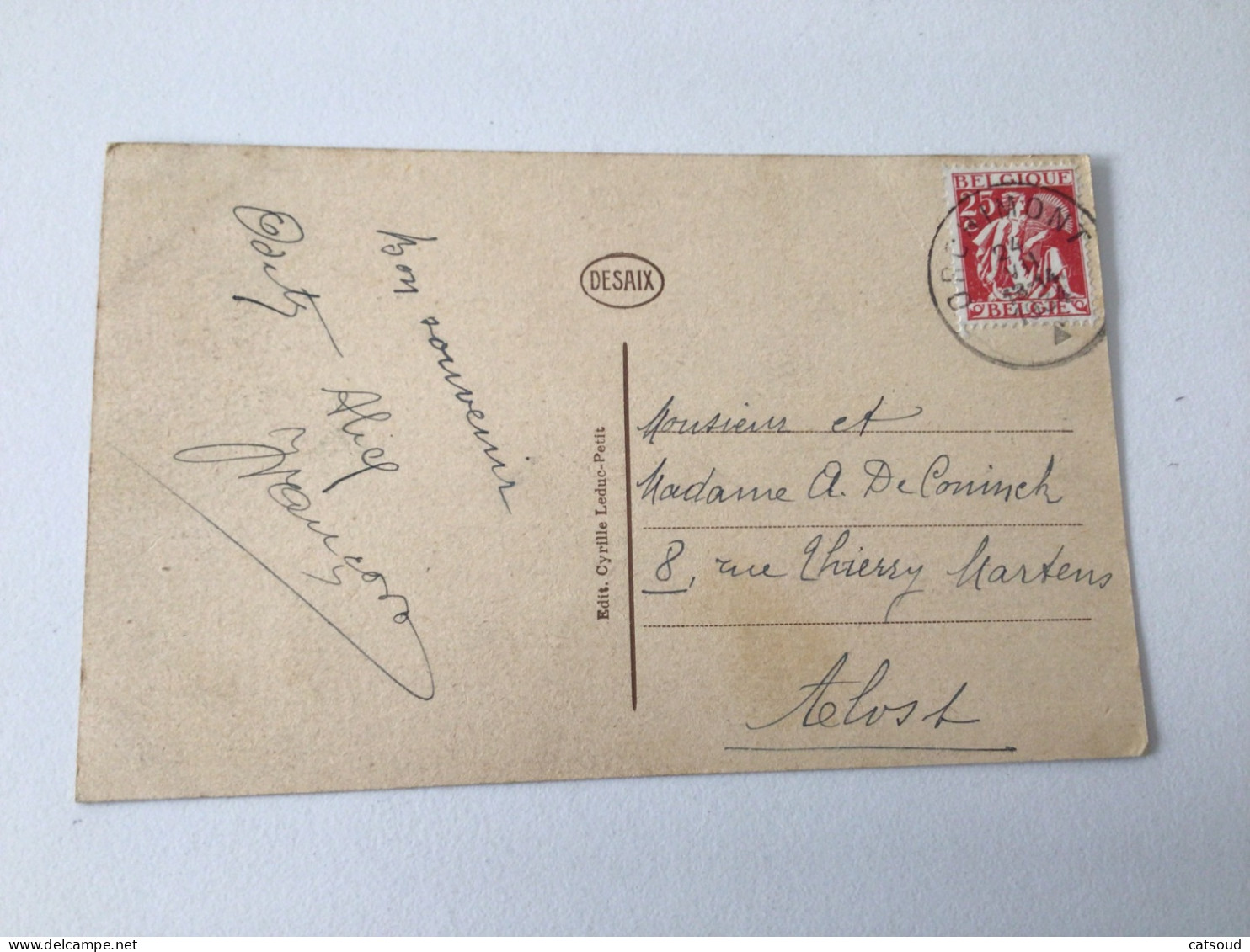 Carte Postale Ancienne (1934) Orchimont La Gare - Vresse-sur-Semois