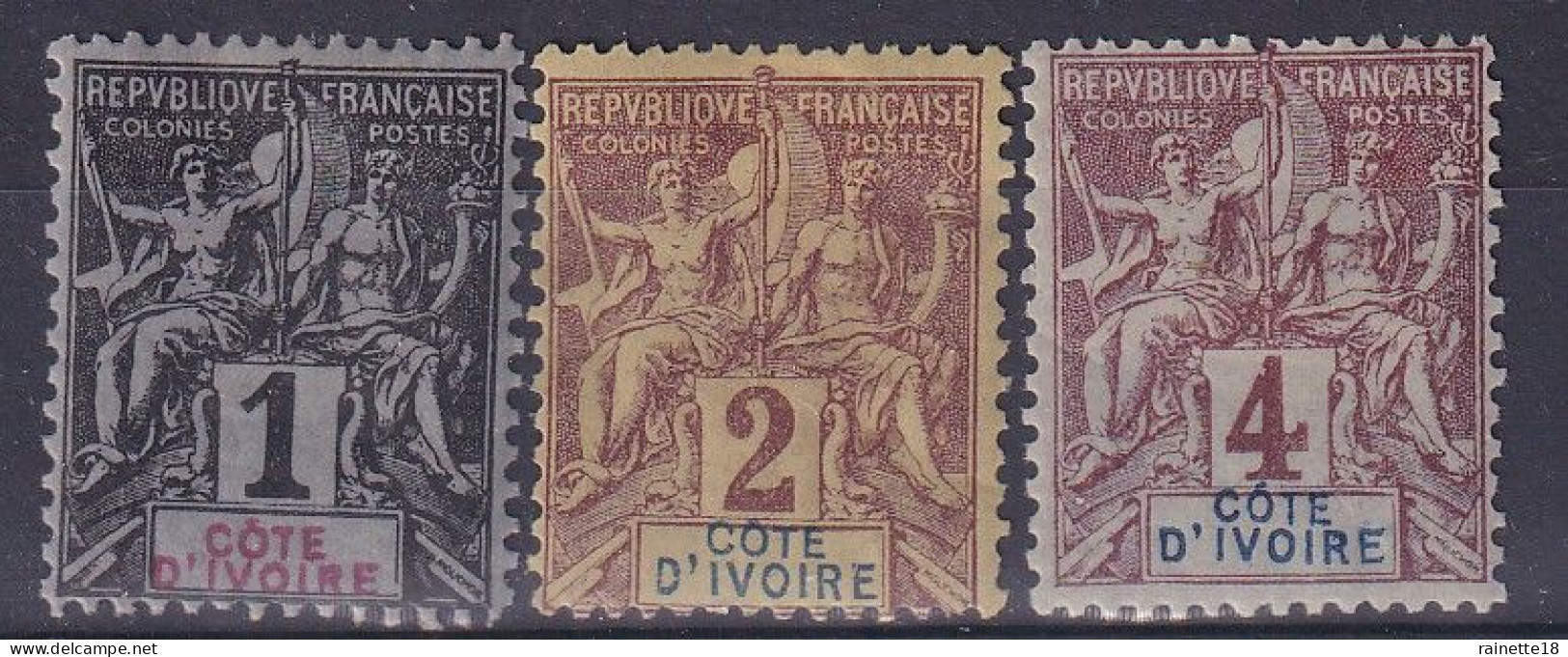 Côte D'Ivoire                                1/3 * - Unused Stamps