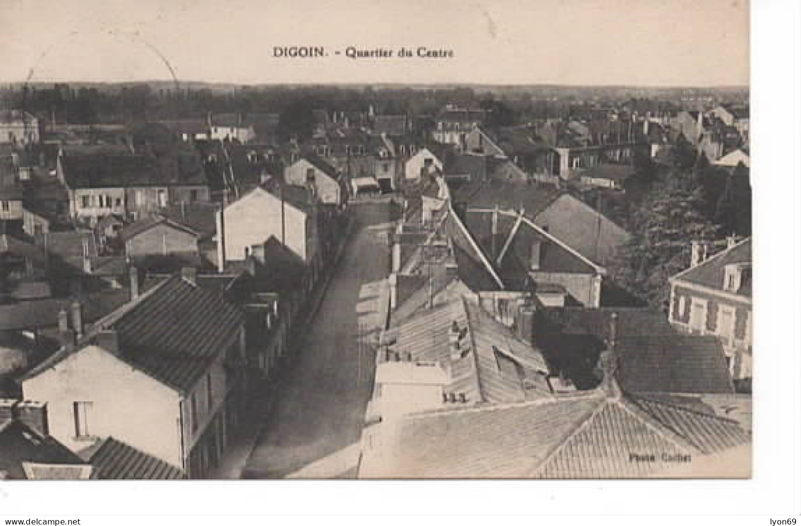 DIGOIN  QUARTIER DU CENTRE - Digoin