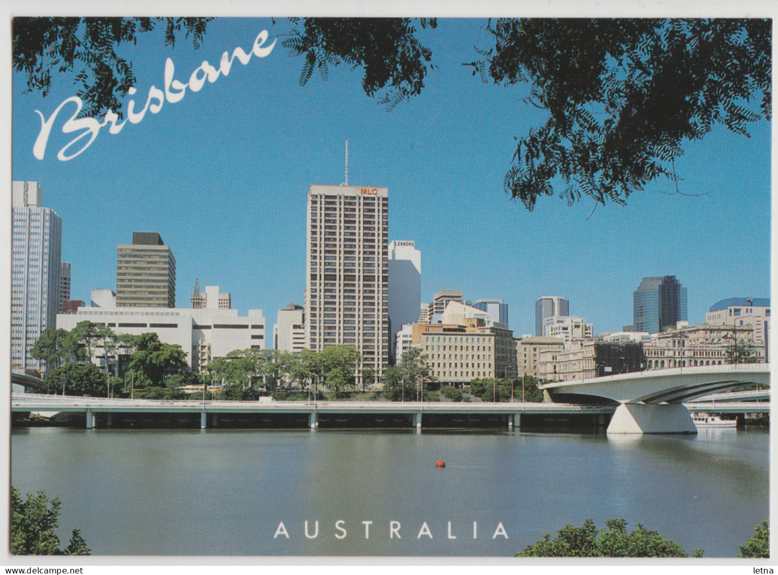 Australia QUEENSLAND QLD Expressway Bridge City BRISBANE Nucolorvue 11BS095 Postcard C1980s - Brisbane