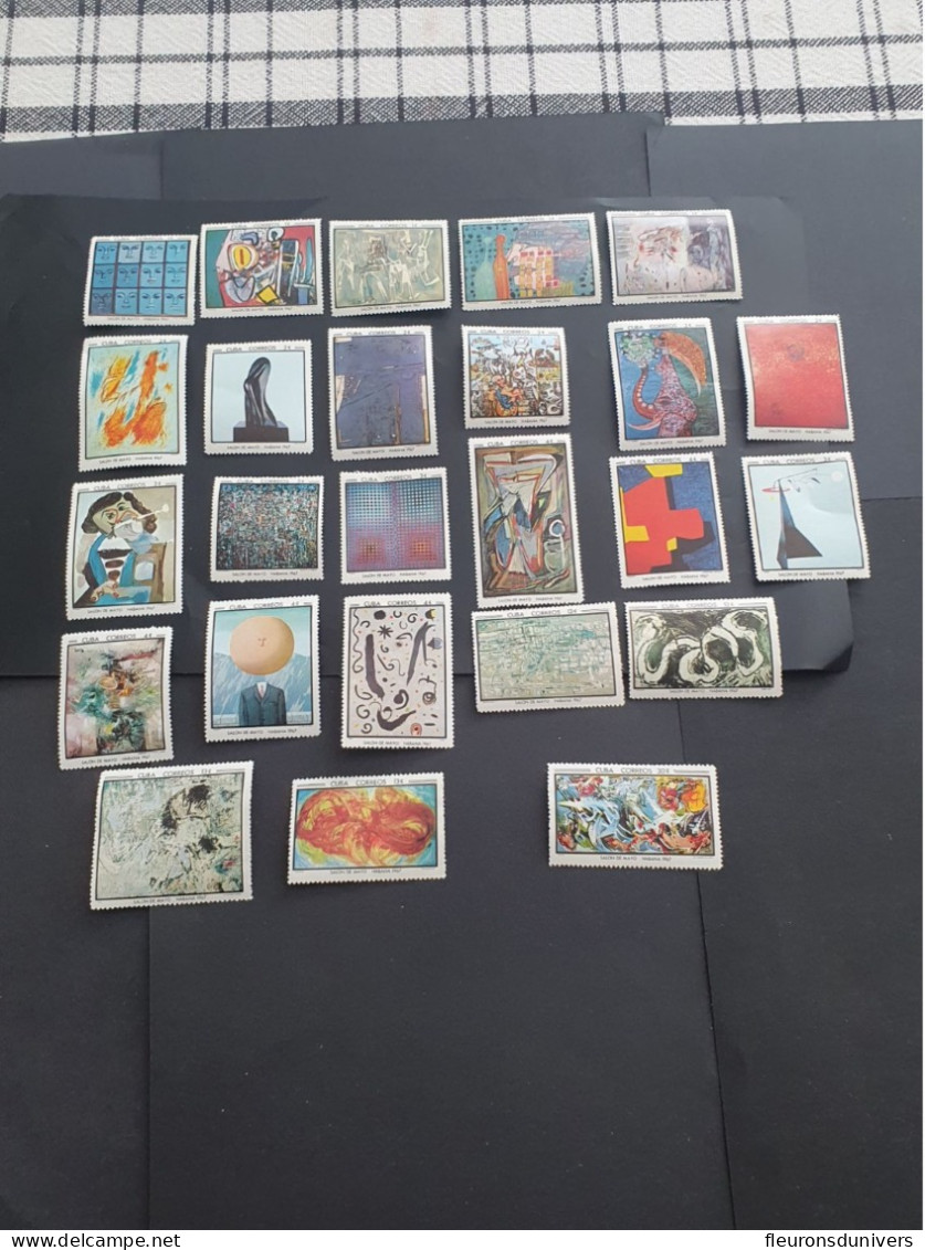 CUBA 1967 Série N°1133/1157 Yvert 2020 "100€" MNH** - Unused Stamps