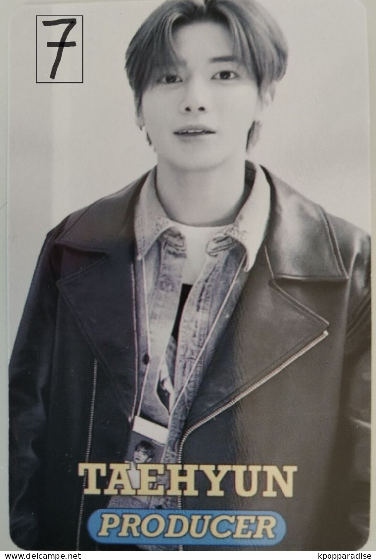 Photocard K POP au choix TXT  2022 Dream week  Moa production  Taehyun