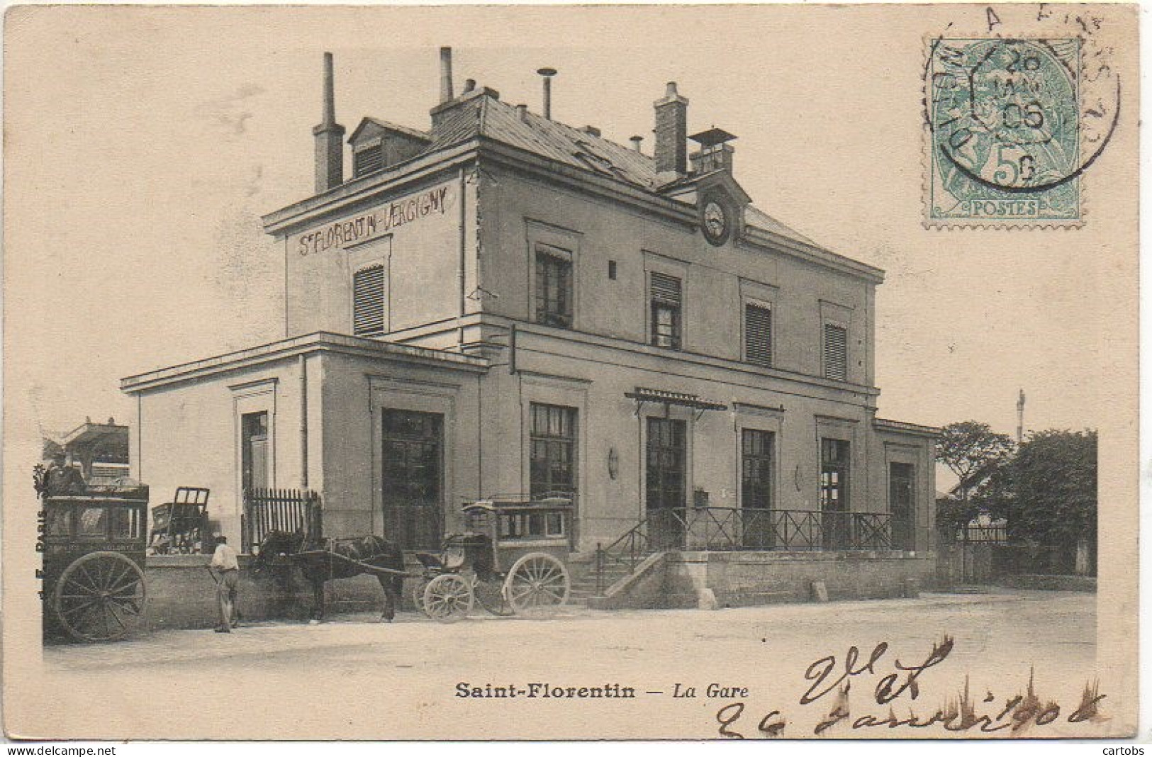 89 SAINT-FLORENTIN   La Gare - Stations Without Trains
