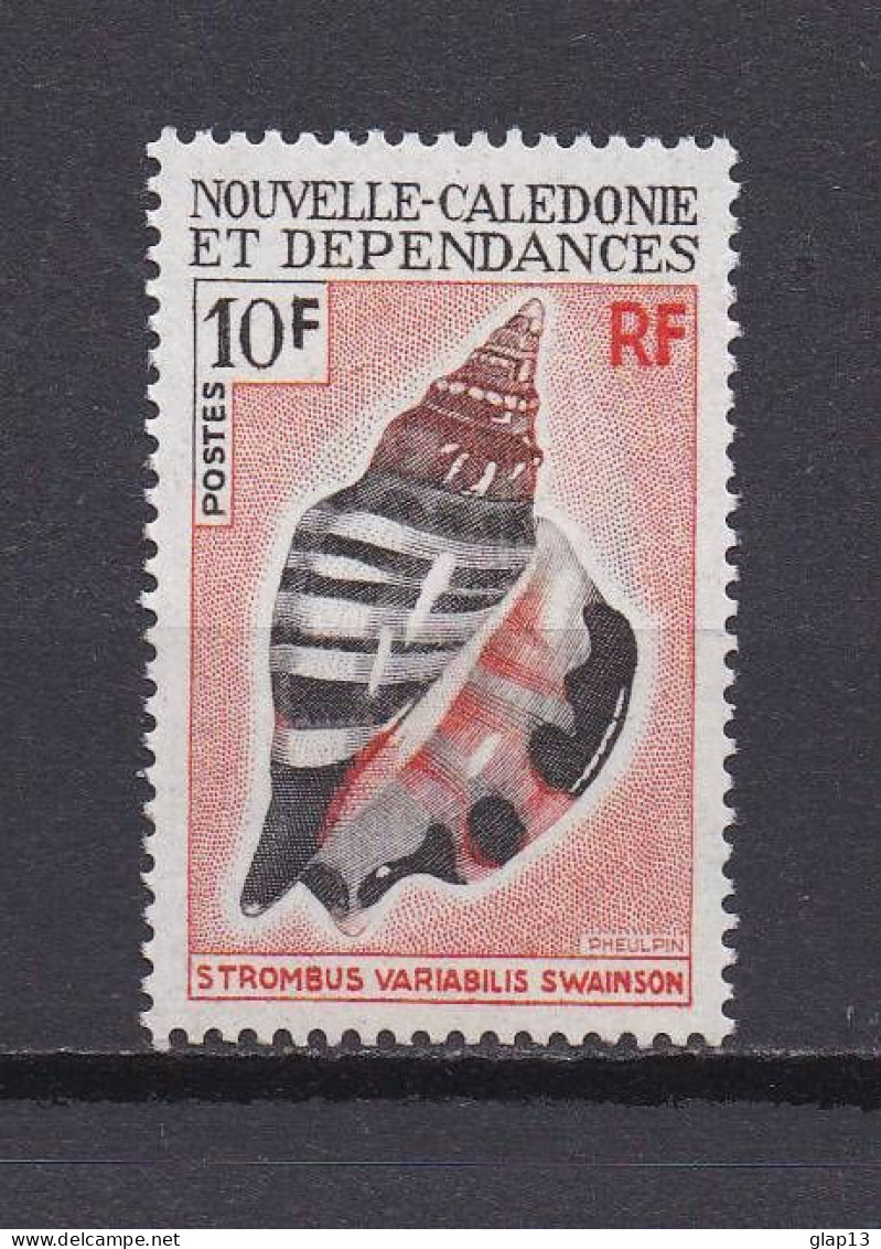 NOUVELLE-CALEDONIE 1970 TIMBRE N°369 NEUF** COQUILLAGE - Nuevos