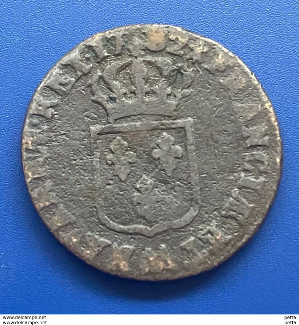 Monnaie De Louis XVI 1782 Metz Sol Dit " à L’écu -- Vendu En L’état (41) - 1774-1791 Luis XVI