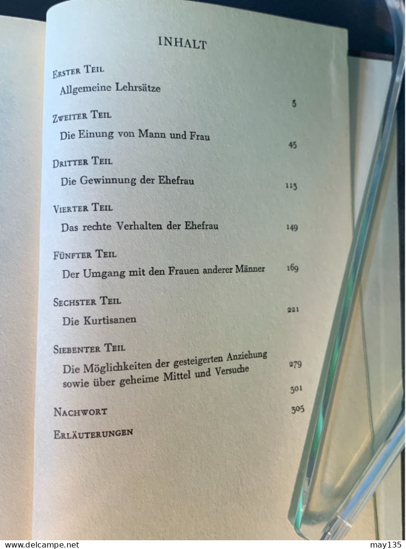 Anno 1966 - Kamasutra - Die Indische Liebeskunst - Lichtenberg-Buch Im Kindler Verlag, Munchen - Autres & Non Classés