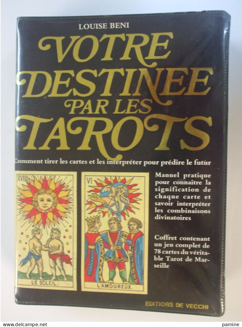 Votre Destinée Par Les Tarots: Coffret Complet: Jeu De 78 Cartes + Livre 180 Pv - Cartes à Jouer Classiques