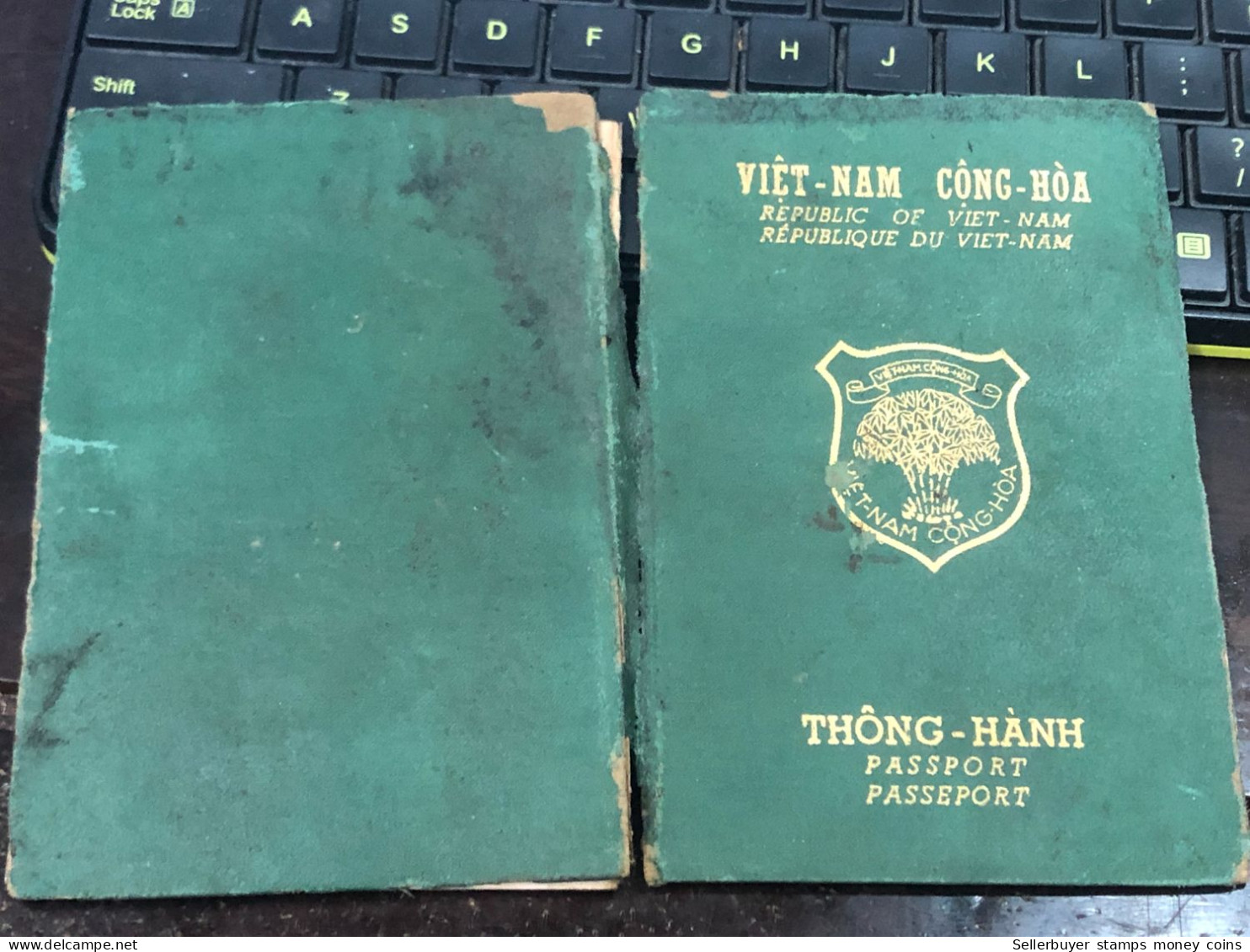 SOUTH VIET NAM -OLD-ID PASSPORT-name-LAM SON BONG-1958-1pcs Book - Sammlungen