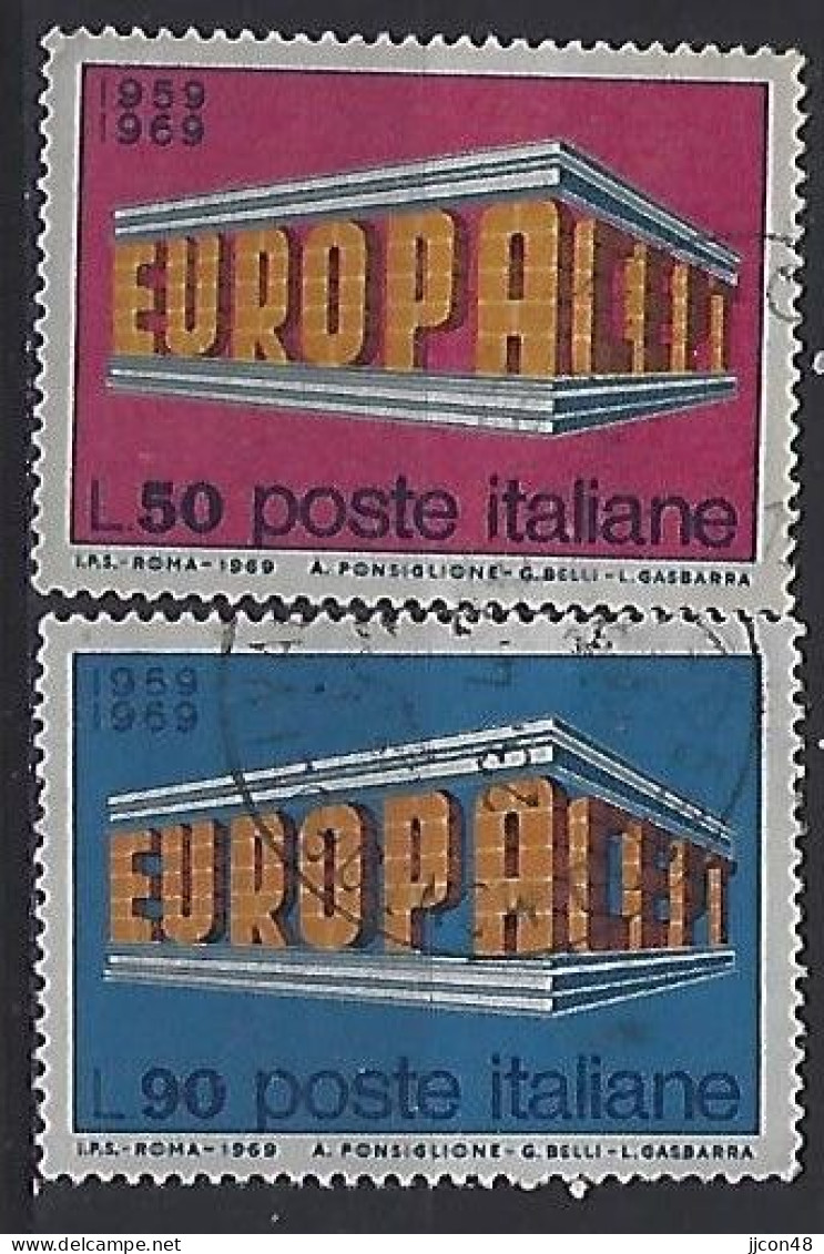 Italy 1969  Europa (o) Mi.1295-1296 - 1961-70: Used