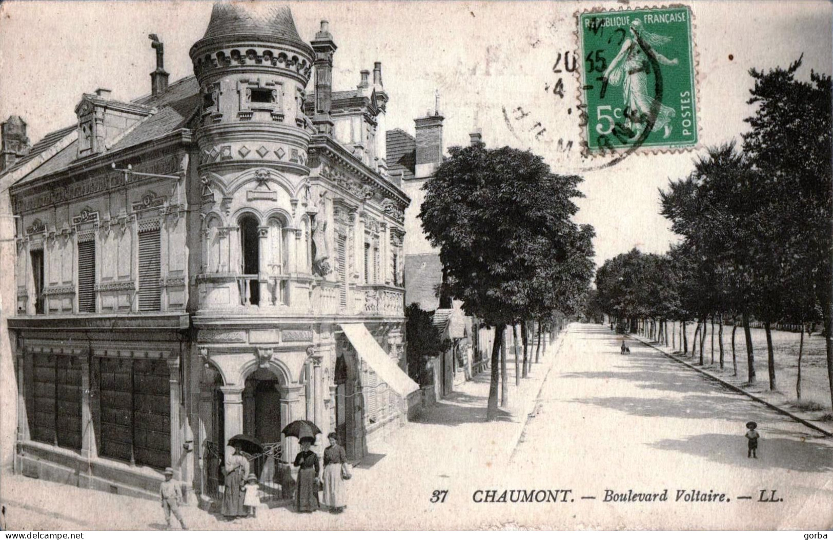 *CPA - 52 - CHAUMONT - Boulevard Voltaire - Chaumont