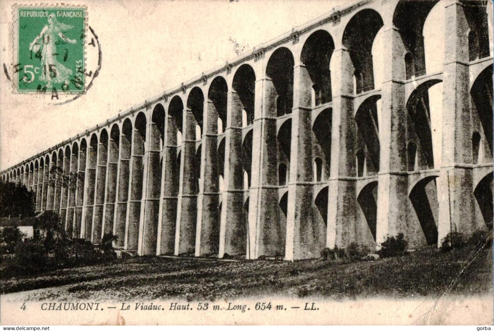 *CPA - 52 - CHAUMONT - Le Viaduc - Chaumont