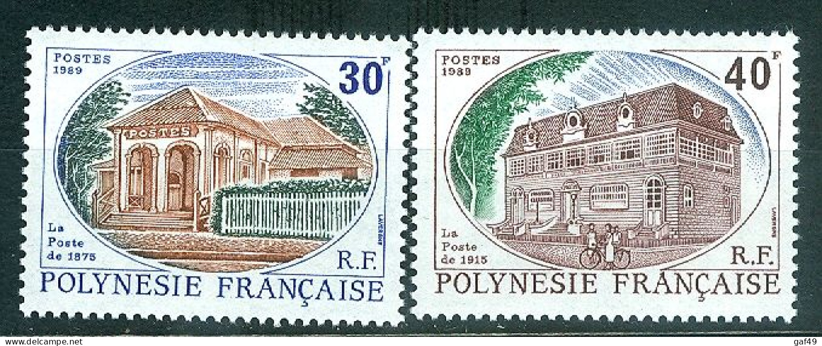 Polynésie N°Y&T 322 à 325 Et 328 à 330 Postes Métiers D'Art Art Polynésien  Neufs Sans Charnière Très Frais 2 Scans - Neufs