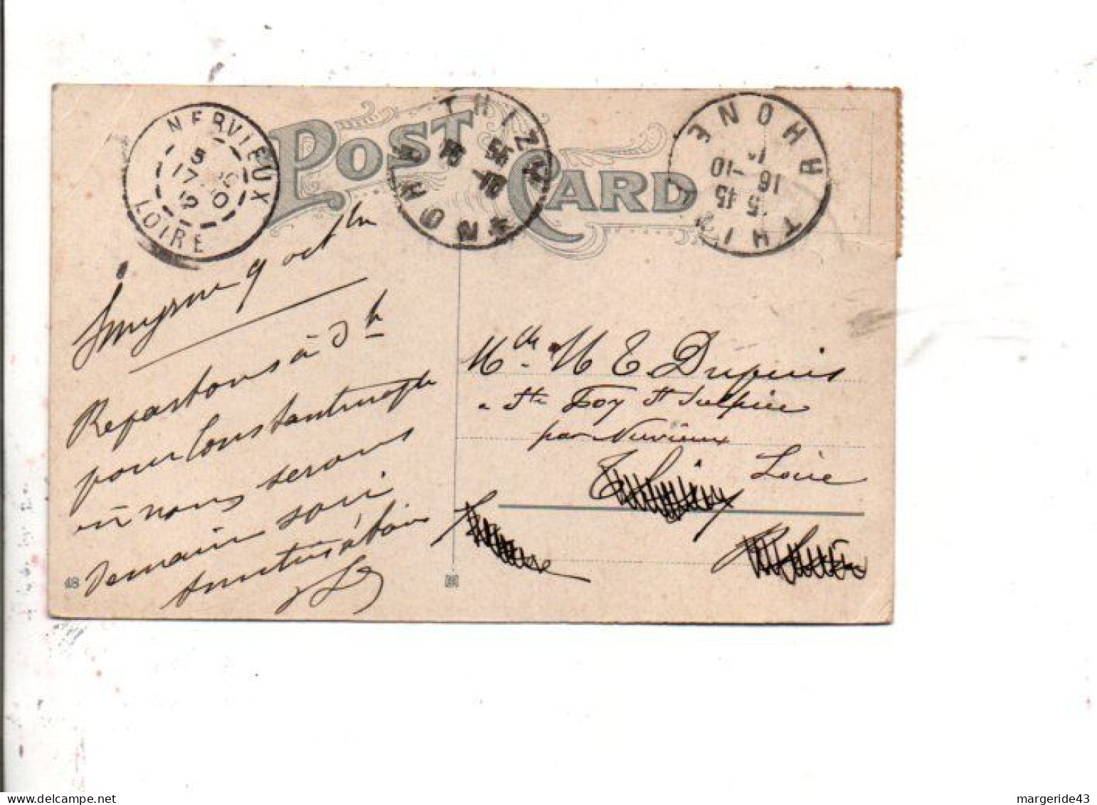 TURQUIE EMPIRE CARTE DE SMYRNE POUR LA FRANCE 1912 - Cartas & Documentos