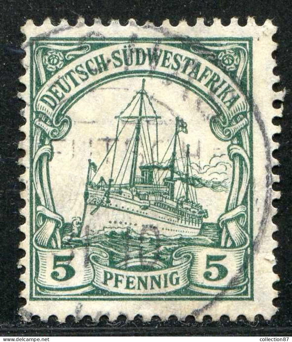 REF093 > COLONIES ALLEMANDE - AFRIQUE SUD OUEST < Yv N° 27 Ø < Oblitéré Dos Visible - Used Ø - Deutsch-Südwestafrika