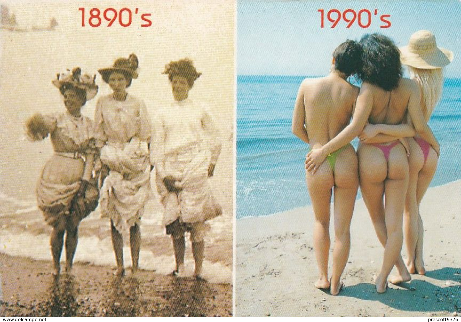 Saucy Devon, Nude Girl, 1890-1990 - Unused Postcard - SDev - Other & Unclassified