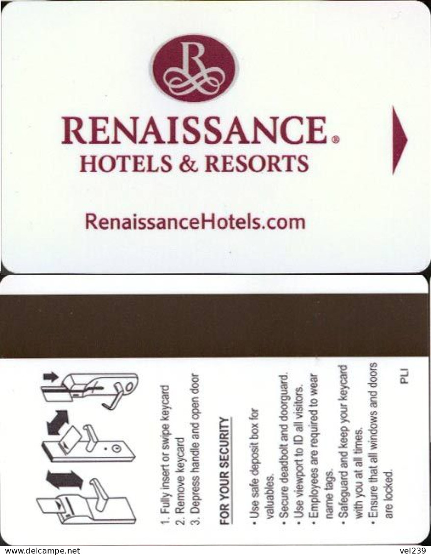 Renaissance - Hotelsleutels (kaarten)