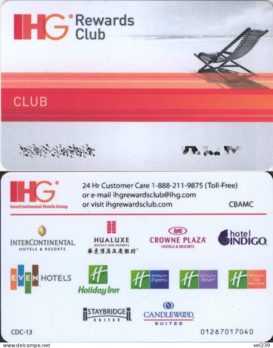 IHG. Rewards Club - Hotelkarten