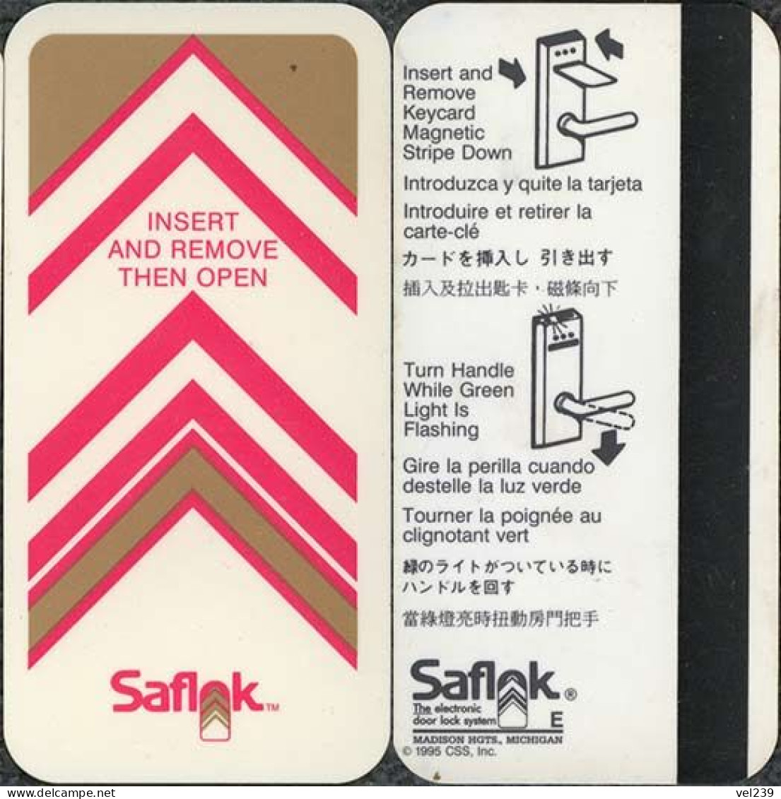 Saflock - Hotelkarten