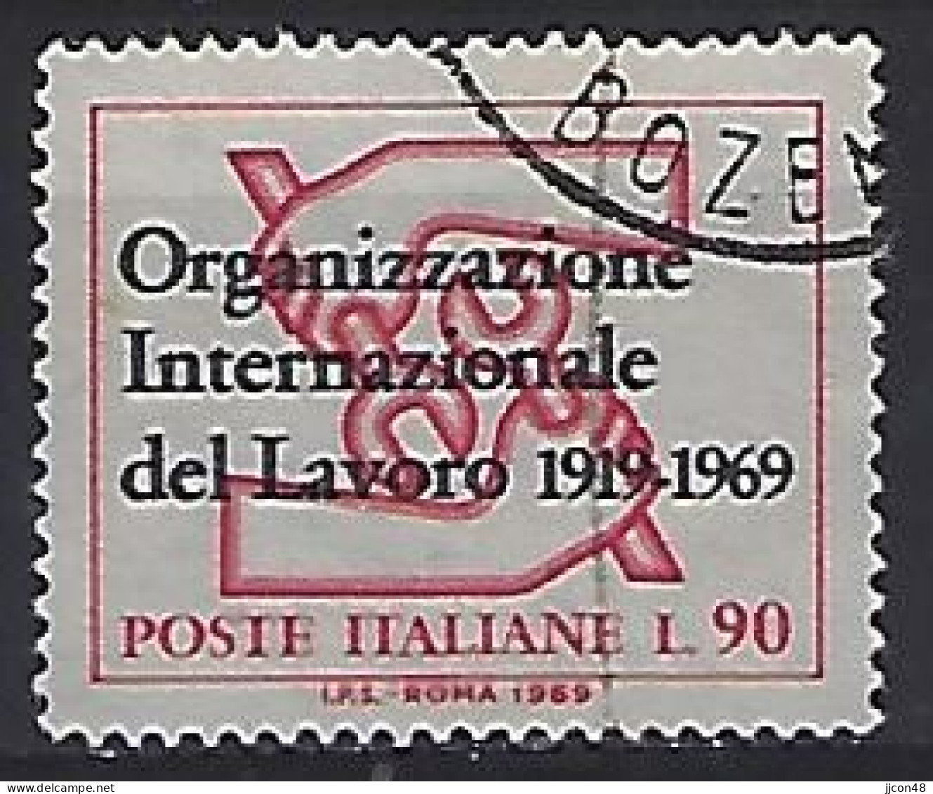 Italy 1969  50 Jahre ILO  (o) Mi.1300 - 1961-70: Usados