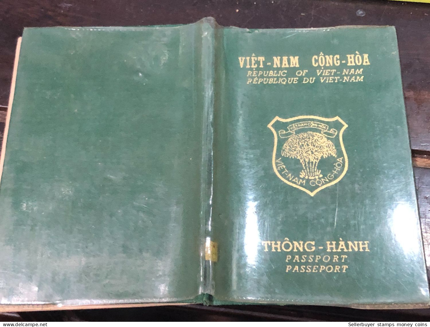 SOUTH VIET NAM -OLD-ID PASSPORT-name-VO VAN DAU-1958-1pcs Book - Colecciones