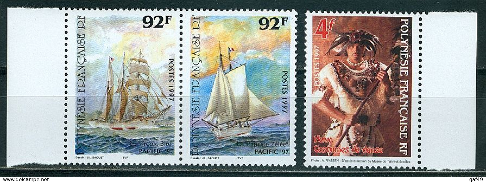 Polynésie N°Y&T 524 à 533  Sujets Divers  Neufs Sans Charnière Très Frais 2 Scans - Unused Stamps