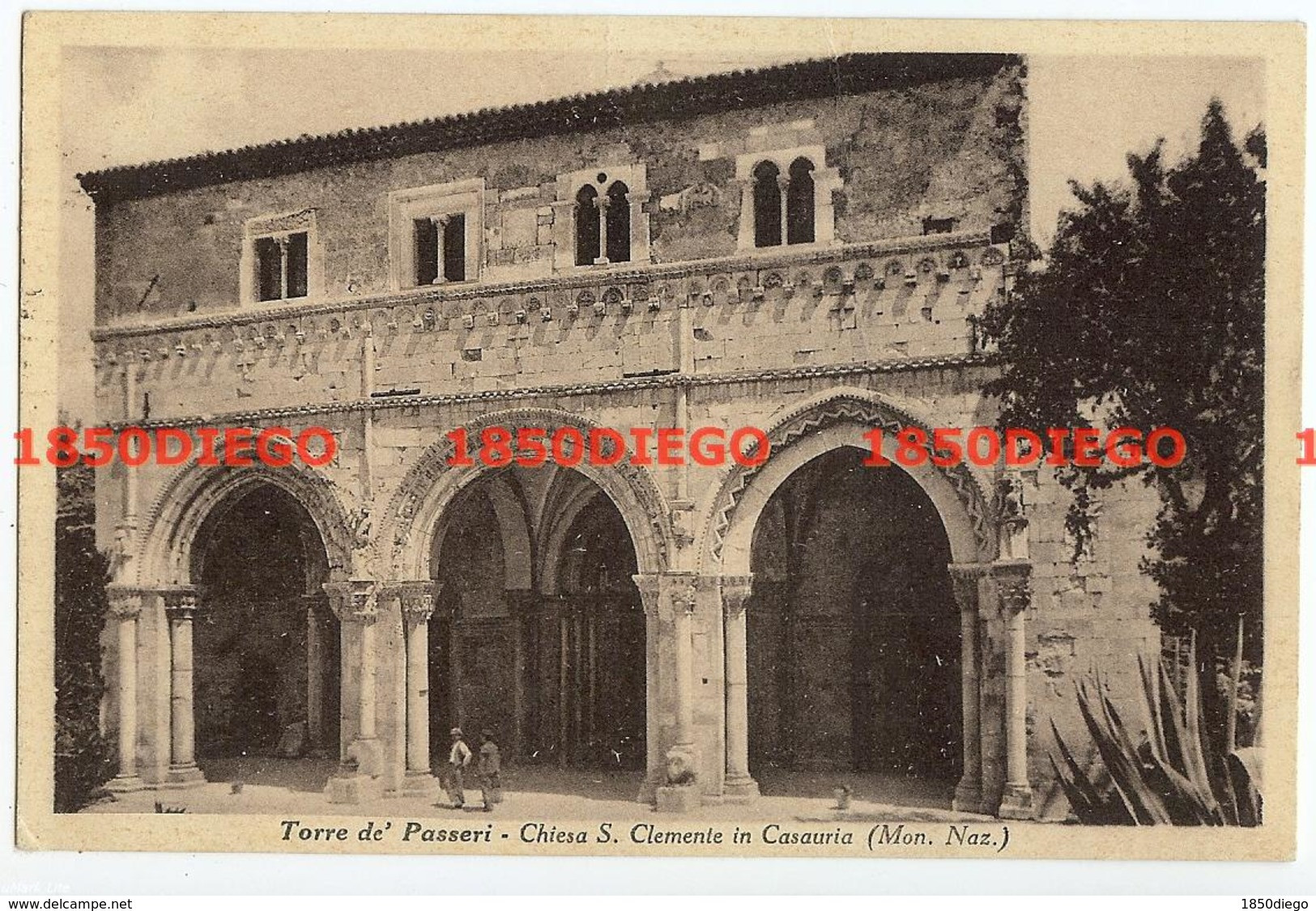 TORRE DE' PASSERI - CHIESA S. CLEMENTE F/PICCOLO VIAGGIATA 1939 ANIMATA - Pescara