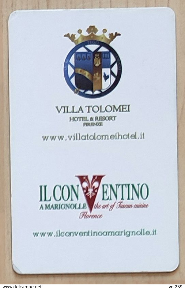 Italy. Villa Tolomei - Cartes D'hotel