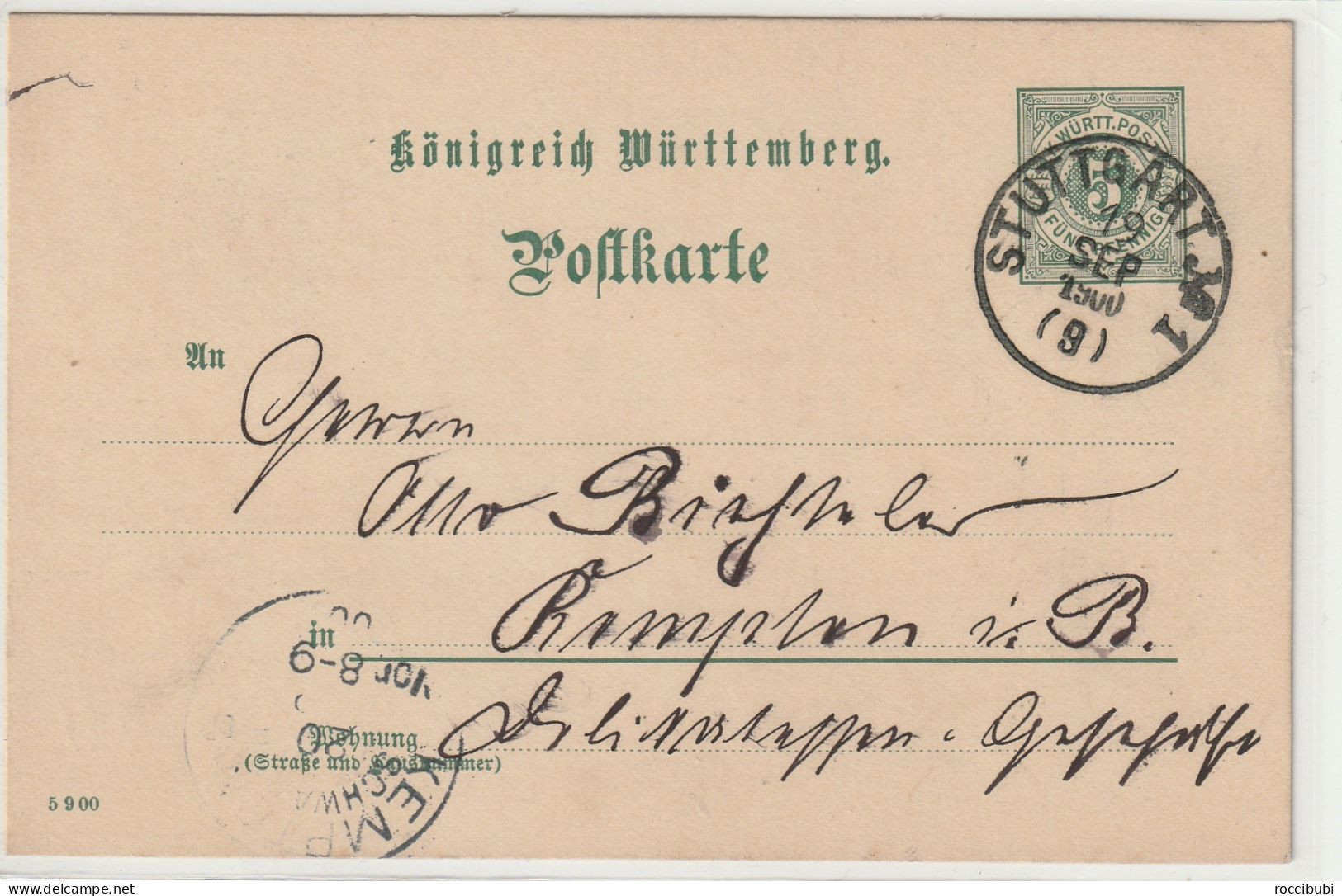 Königreich Württemberg, Stuttgart - Postal  Stationery