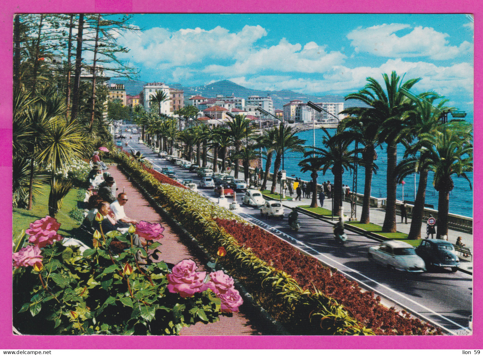 293826 / Italy - Sanremo - Riviera Dei Fiori PC 1994 USED 50+600 L  Rocca Di Calascio , Castello Scaligero (Sirmione) - 1991-00: Storia Postale