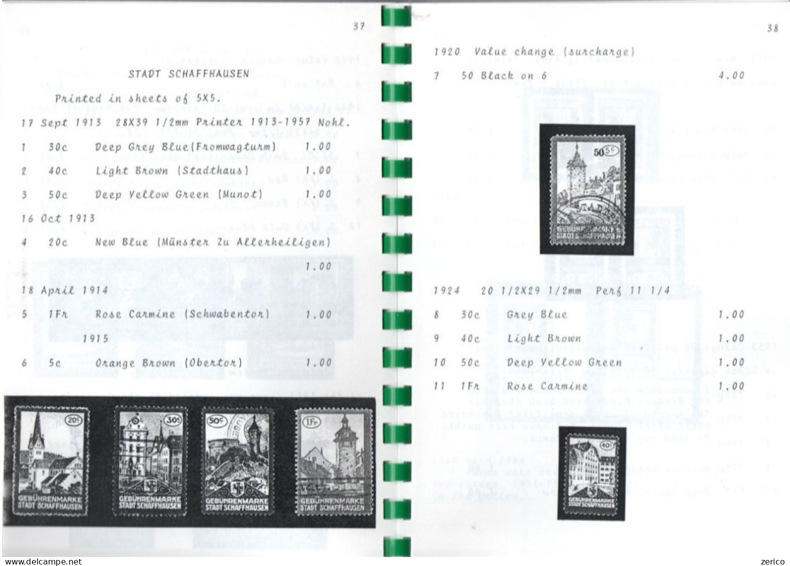 SUISSE Catalog Of The Fiscal Stamps Of The KANTONE And GEMEINDEN Of Switzerland, By Gene Kellys, édi 1986 USA 118 Pages - Revenue Stamps