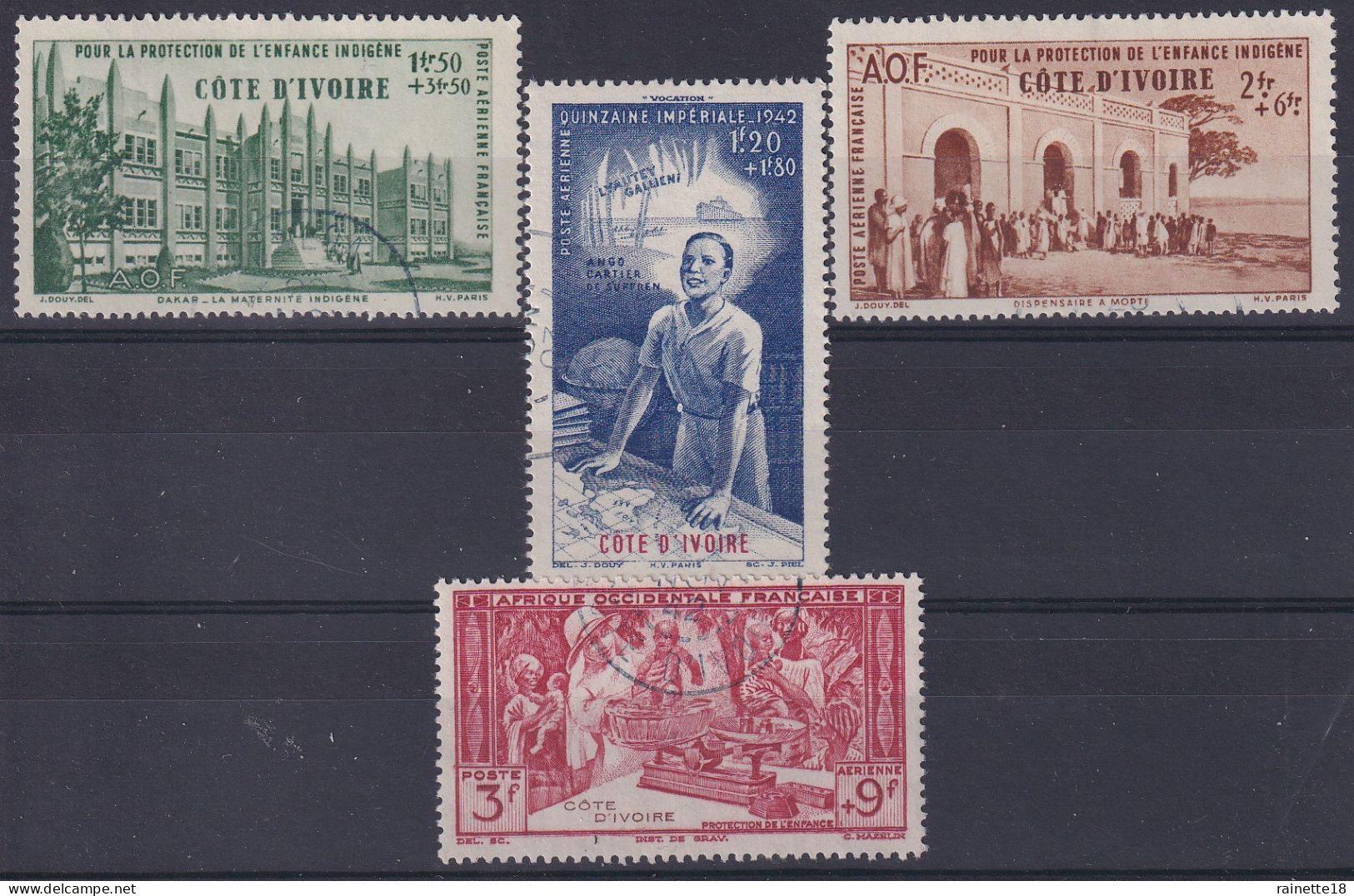 Côte D'Ivoire                  PA  6/9  Oblitérés - Used Stamps