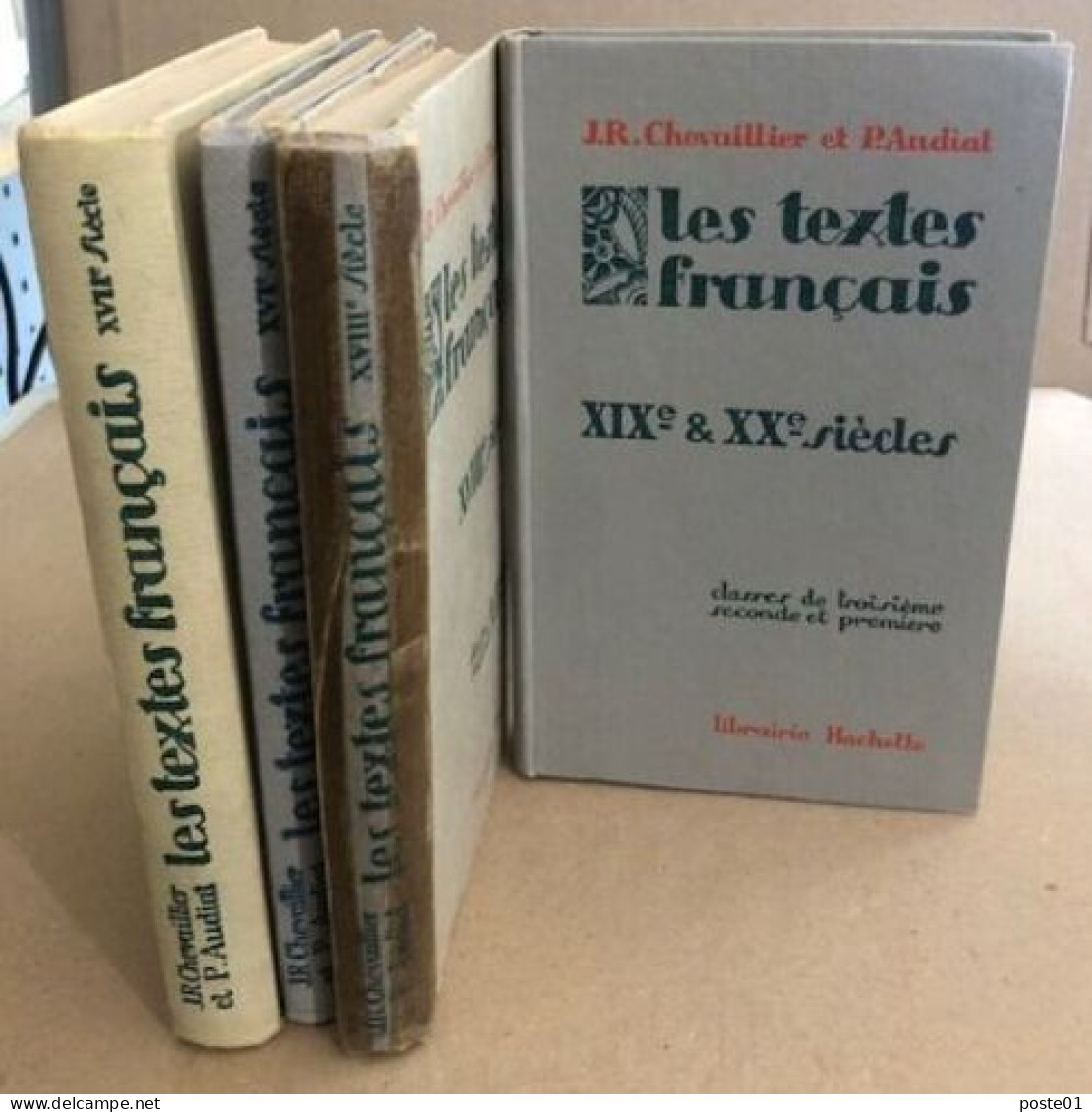 Les Texte Francais Du XVI ° Au XX° Siecle / Classes De Troisiéme Seconde Et Premiere / 4 Tomes - Sin Clasificación