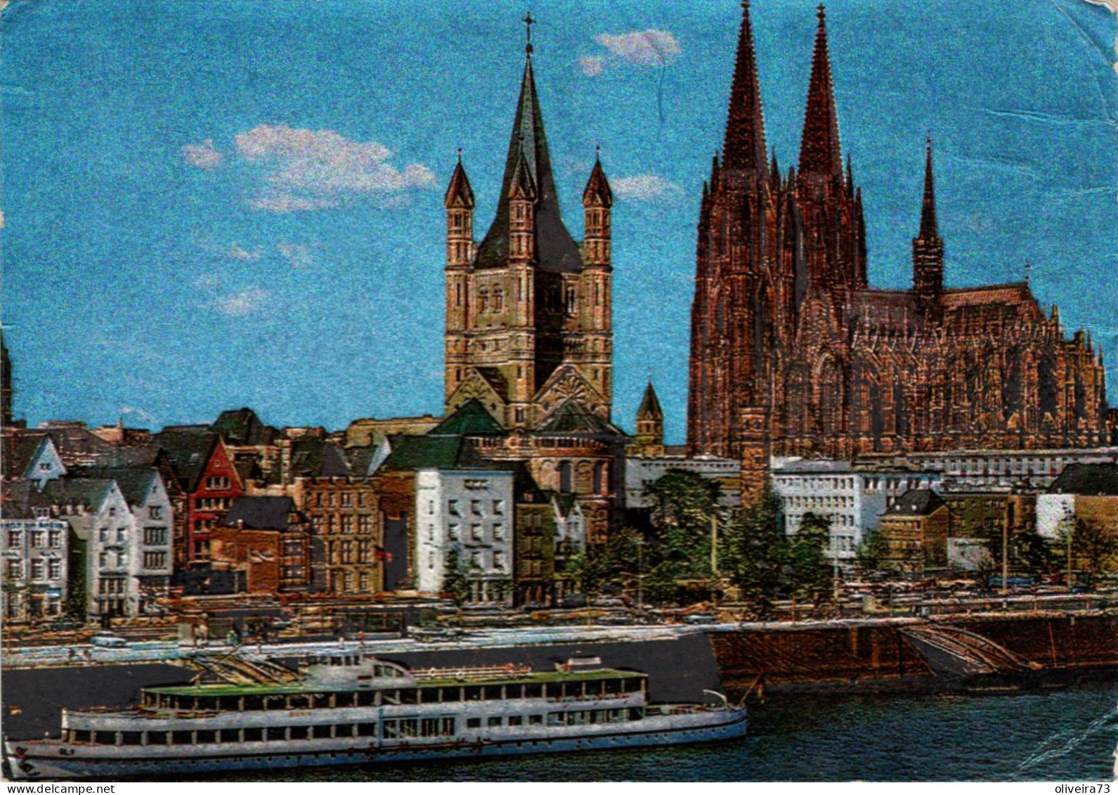 KÖLN AM RHEIN - Rheinufer Mit Dom Und Gross-St.-Martin - Köln