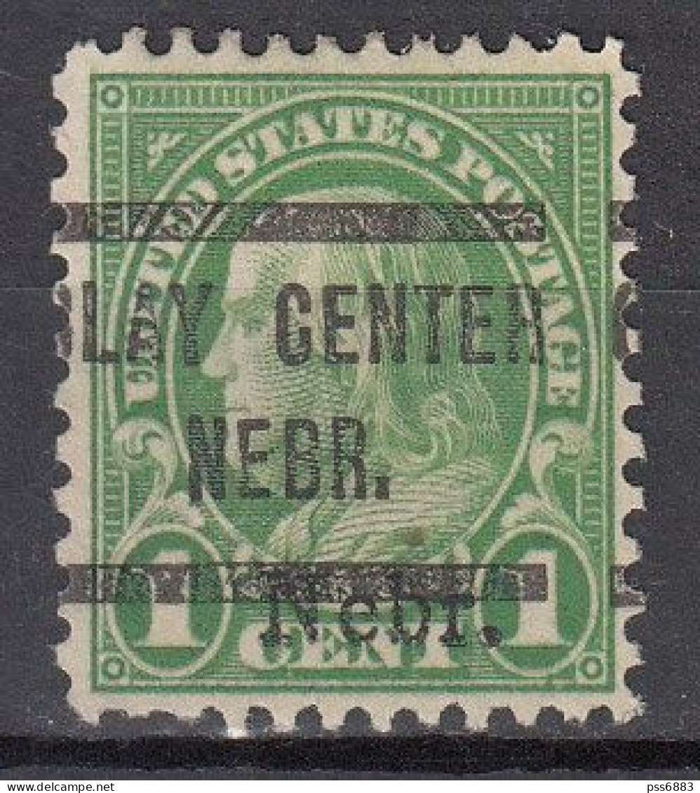 USA LOCAL Precancel/Vorausentwertung/Preo From NEBRASKA - Clay Center Type 212 - A NEBRASKA OVERPRINT - Vorausentwertungen