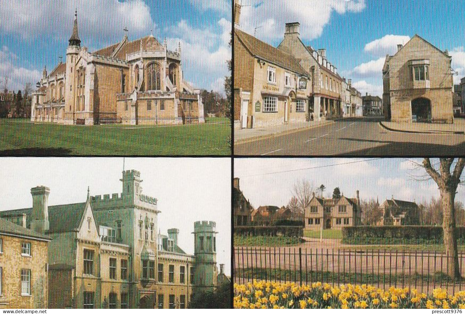 Oundle School, Multiview, Northamptonshire - Unused Saucy Postcard - Nants - Northamptonshire