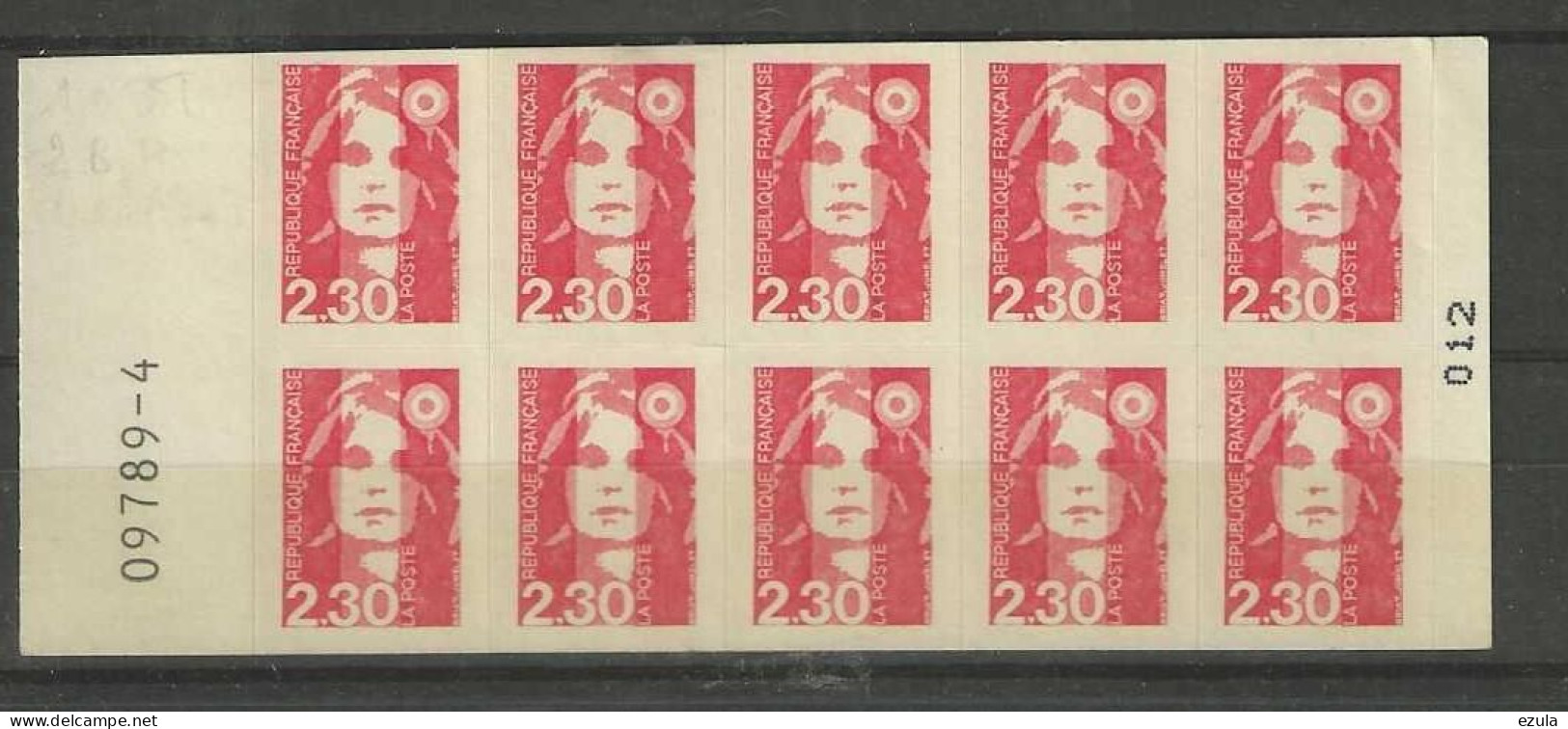 Carnet Liberté N° 2630 - C2  Avec N° - Modern : 1959-…