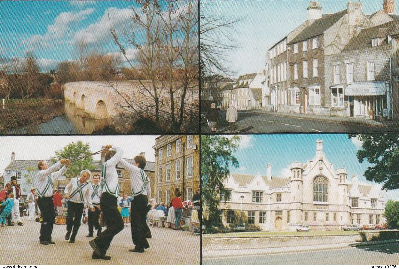 Oundle , Multiview, Northamptonshire - Unused Saucy Postcard - Nants - Northamptonshire