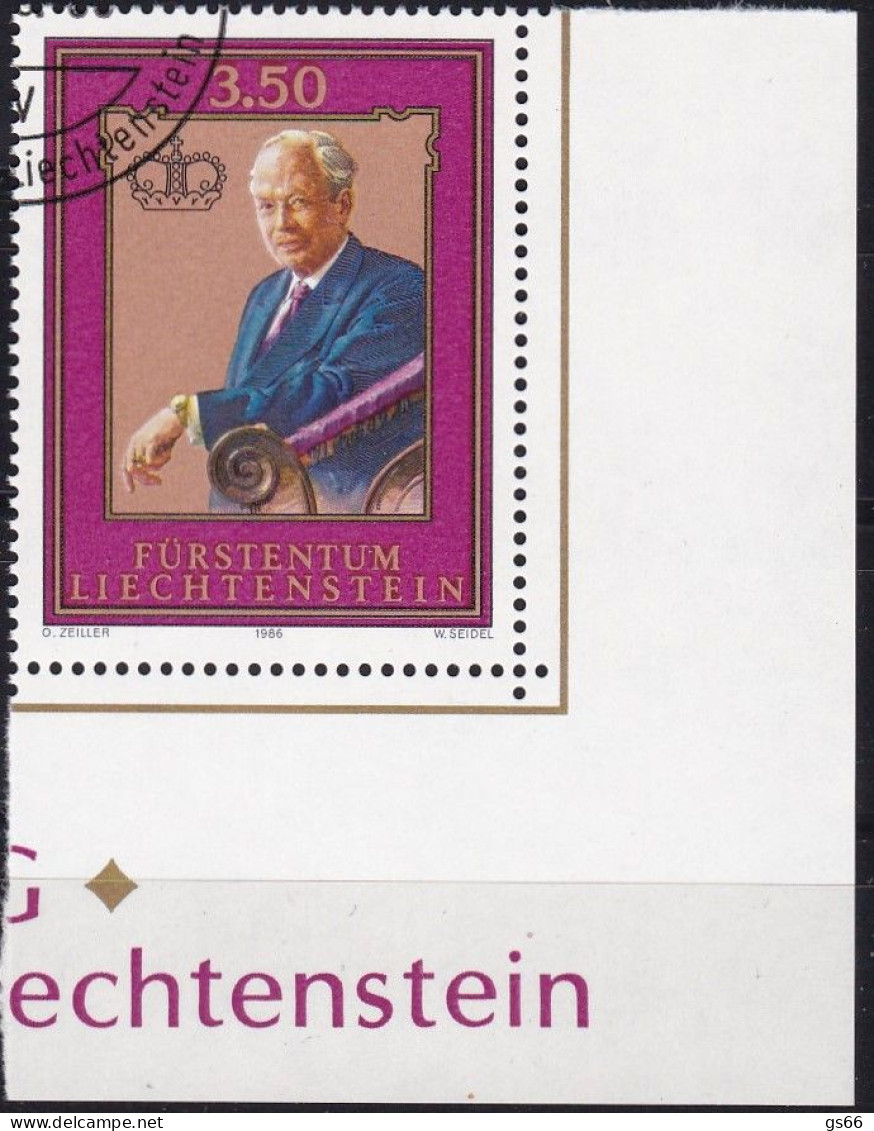 Liechtenstein, 1986, 903, Used Oo, 80. Geburtstag Von Fürst Franz Josef II. - Gebruikt