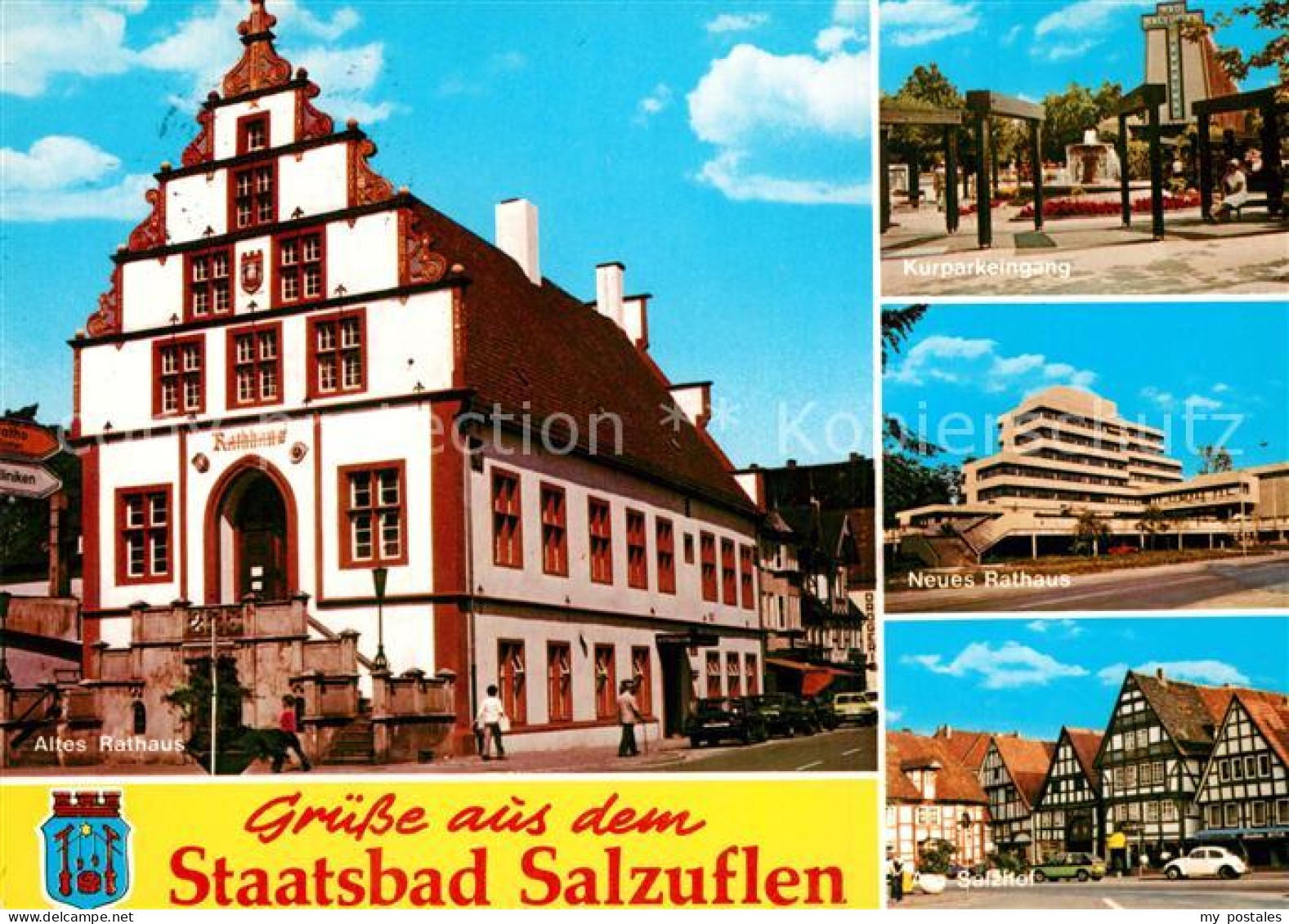 73310741 Bad Salzuflen Altes Rathaus Neues Rathaus  Bad Salzuflen - Bad Salzuflen