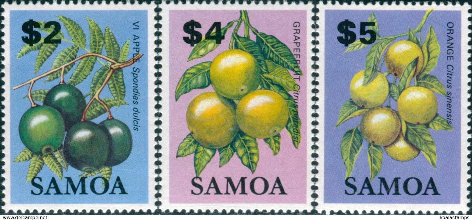 Samoa 1983 SG663-665 Fruit MNH - Samoa (Staat)