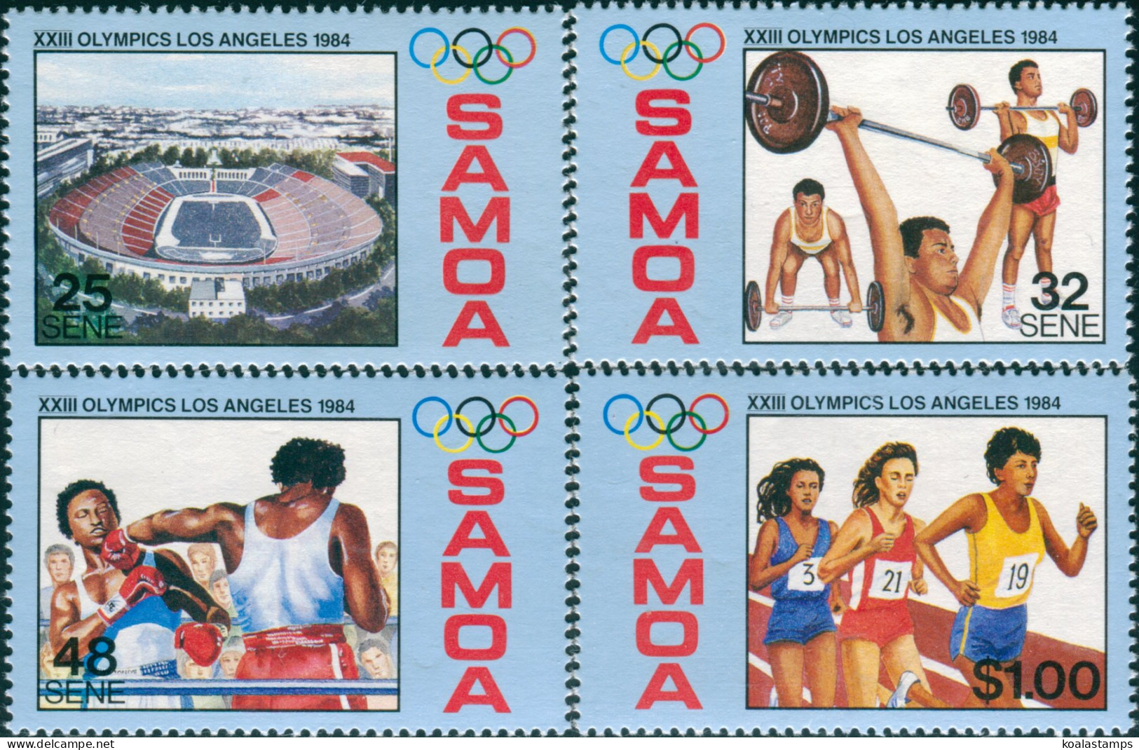 Samoa 1984 SG678-681 Olympics Set MNH - Samoa