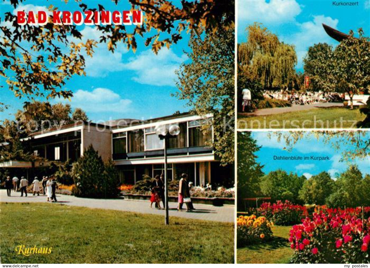 73310343 Bad Krozingen Kurhaus Kurkonzert Dahlienbluete Im Kurpark Bad Krozingen - Bad Krozingen