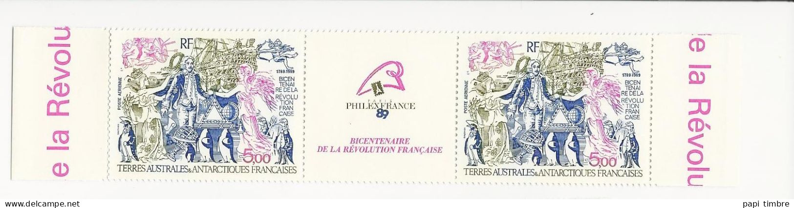 TAAF-1989 Bicentenaire De La Révolution Française - N° PA107A ** - Posta Aerea