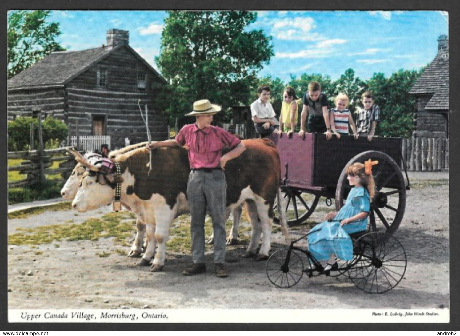 Morrisburg  Ontario  UPPER CANADA VILLAGE - A Restauration In Village - Photo E. Ludwig John Hinde Studio - Andere & Zonder Classificatie