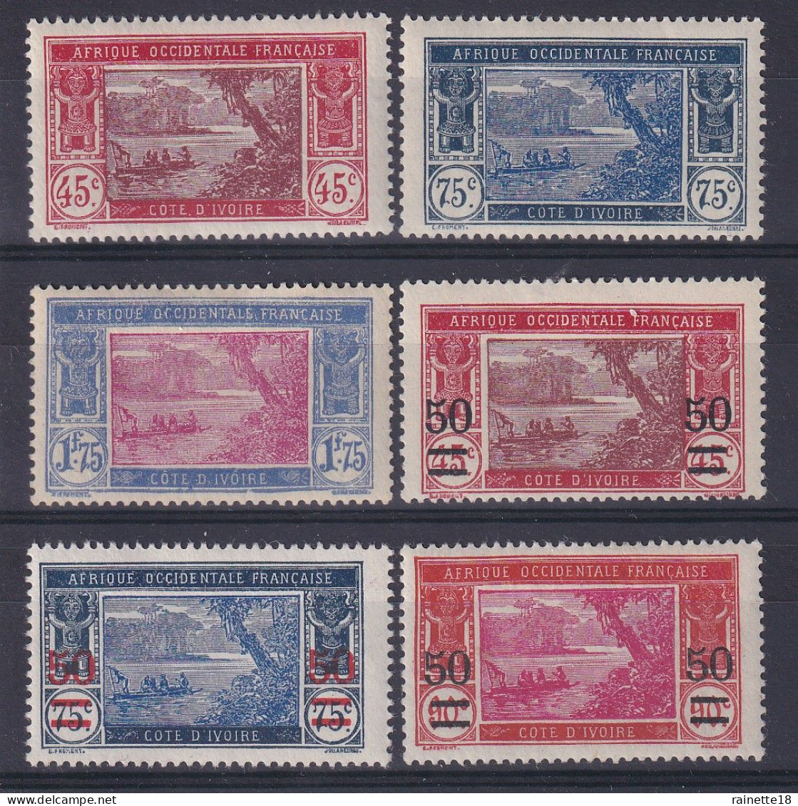 Côte D'Ivoire            104/108 * - Unused Stamps