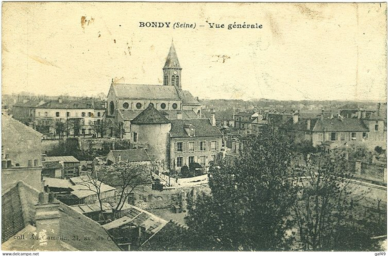 CP Bondy Vue Générale Bon état (voir Scan) Pas De Pliure - Bondy